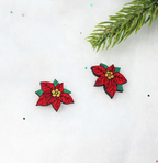 Le Chic Miami - Poinsettia Studs