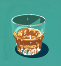 Lori Larusso - Bourbon Glass Neat Cocktail Card