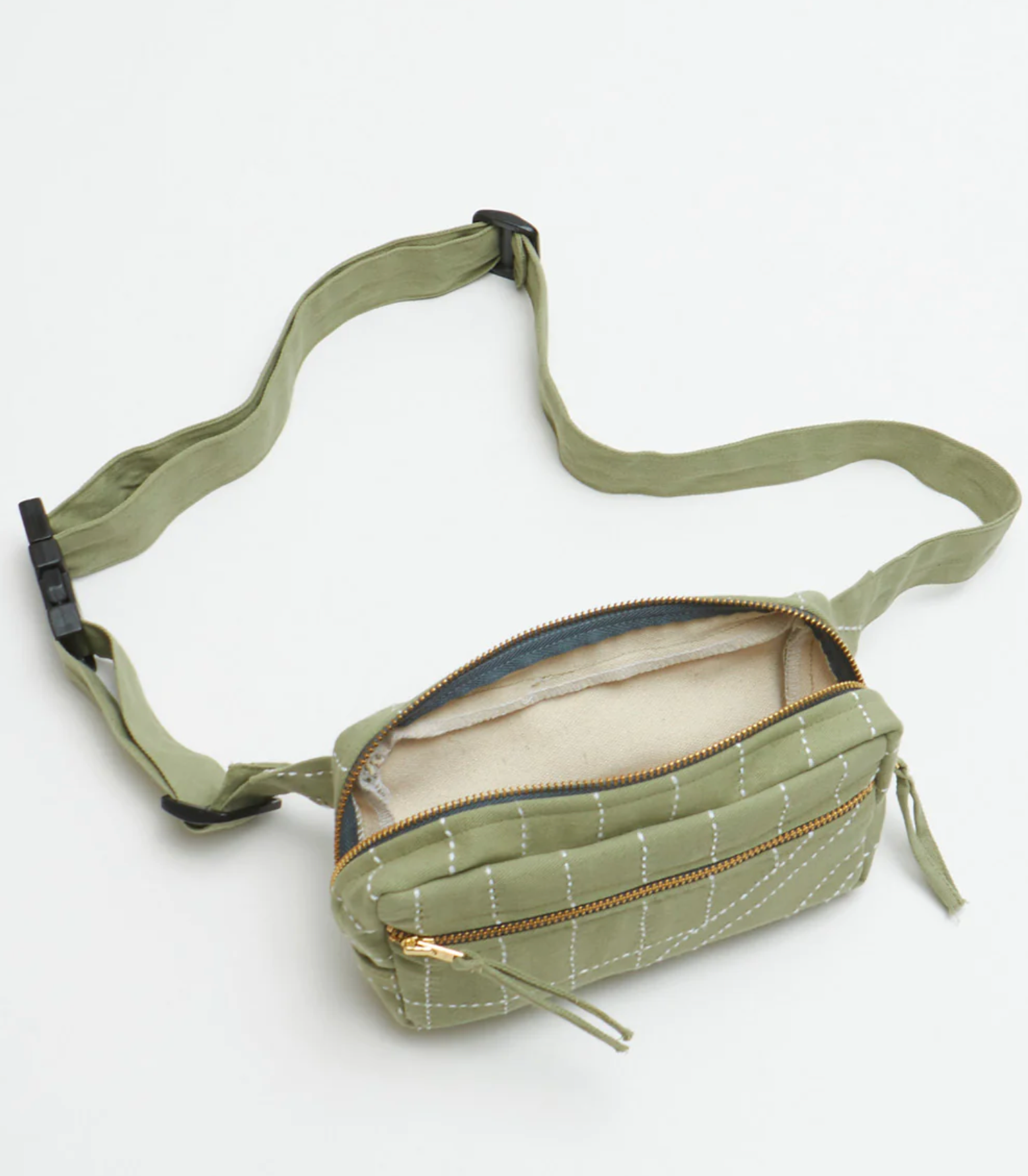 Anchal Project - Kantha Crossbody Adjustable Belt Bag