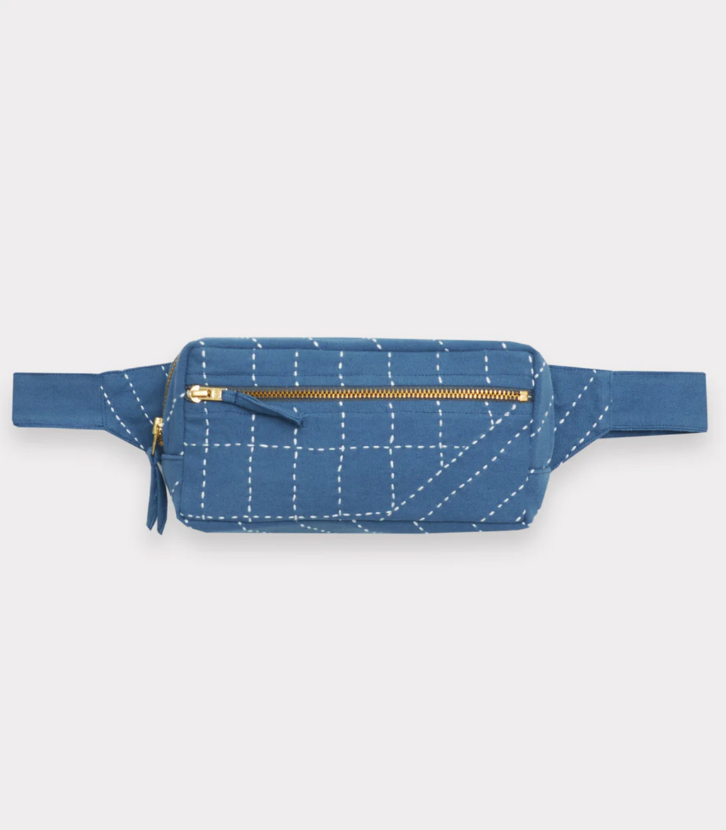 Anchal Project - Kantha Crossbody Adjustable Belt Bag