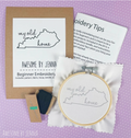 Awesome by Jenna - DIY Embroidery Kits: Old KY Home