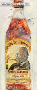 Kasha Giclee Canvas Bourbon Print - Pappy