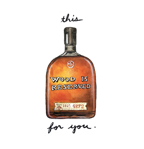 Bri Bowers - Bourbon Pun Postcards