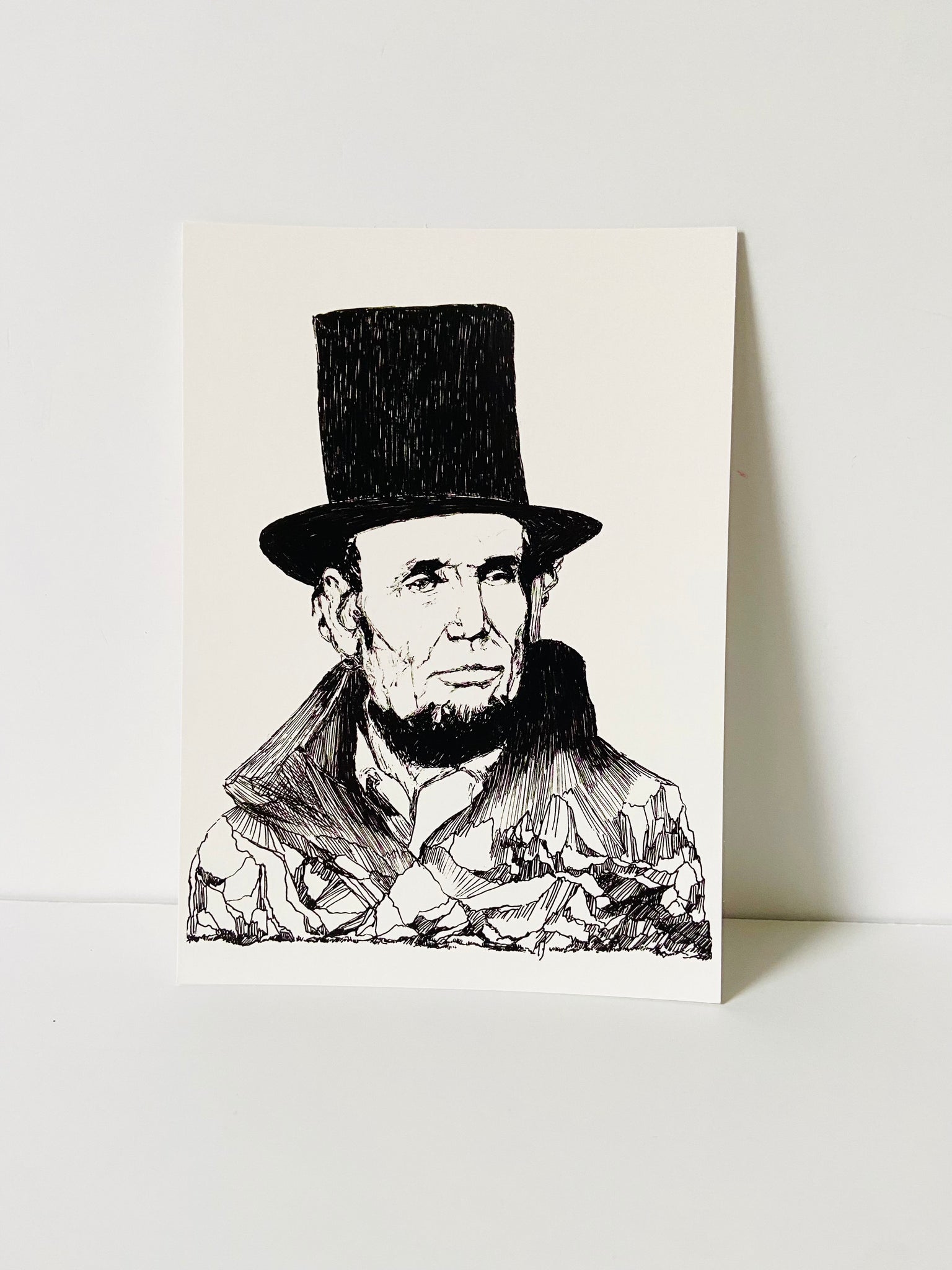 Maya Joy - 5x7 Abraham Lincoln Mountain Print