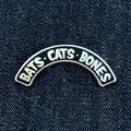MissHappyPink - Bats Cats Bones Pin