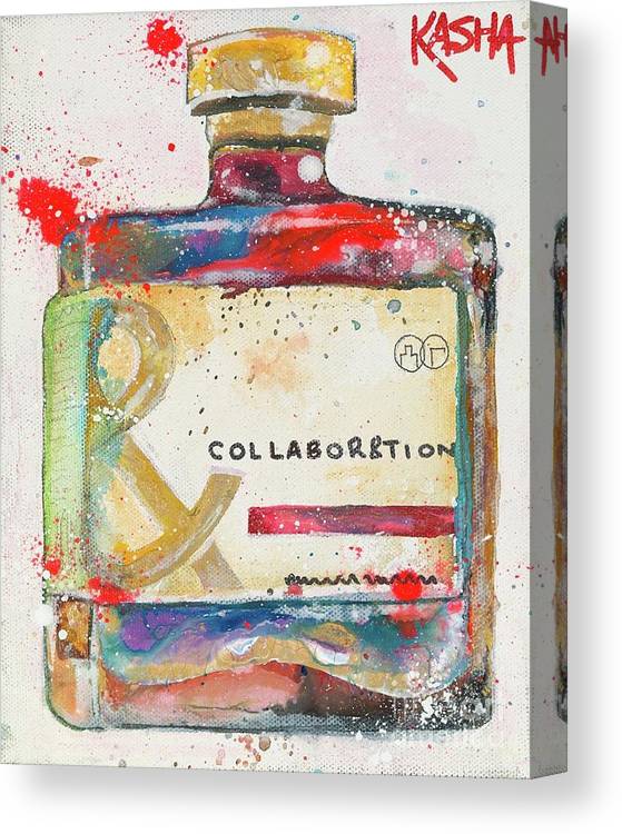 Kasha Giclee Canvas Bourbon Print - Collaboration