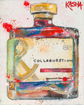 Kasha Giclee Canvas Bourbon Print - Collaboration