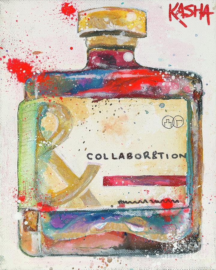 Kasha Giclee Canvas Bourbon Print - Collaboration