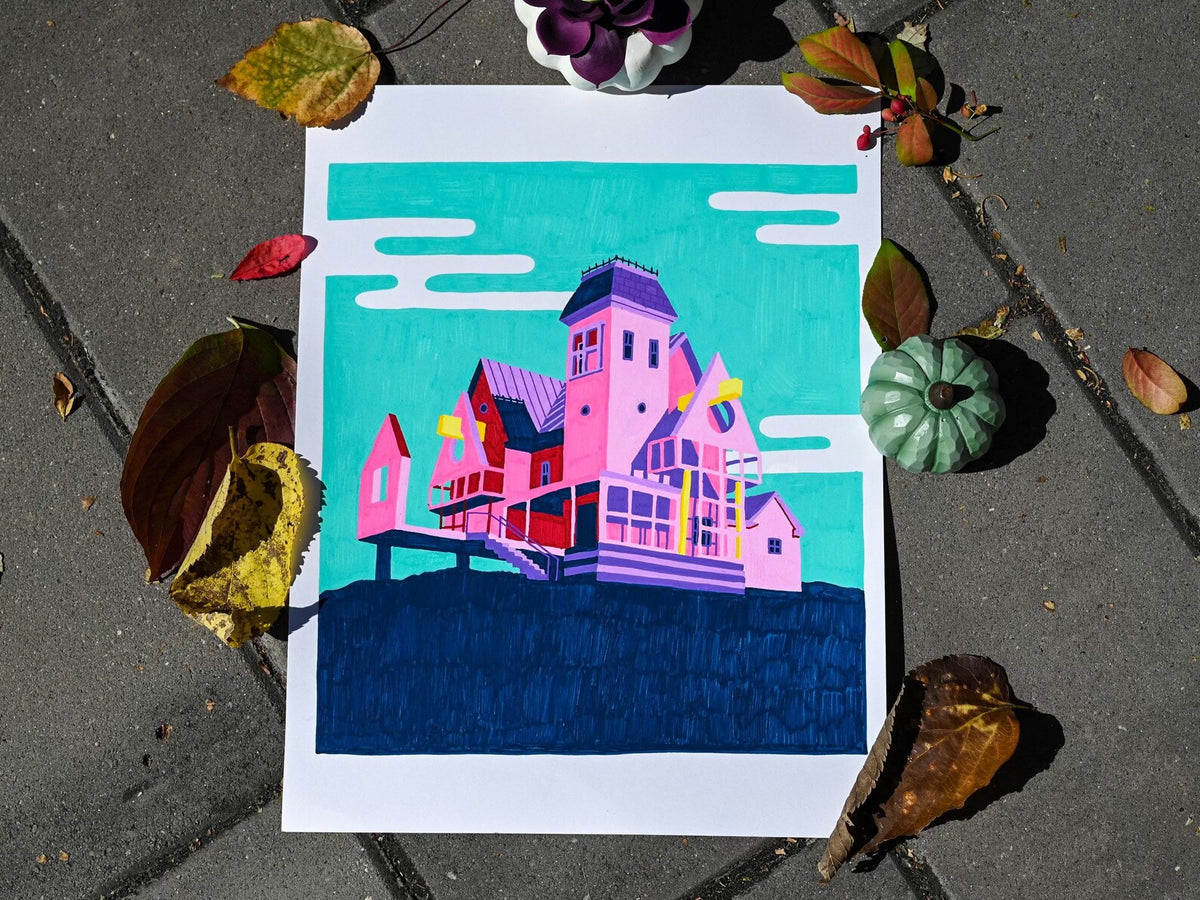 Comfhaus - Beetlejuice House Print