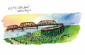 Bri Bowers Prints - WFPK Waterfront Wednesday 11" x 17" Print