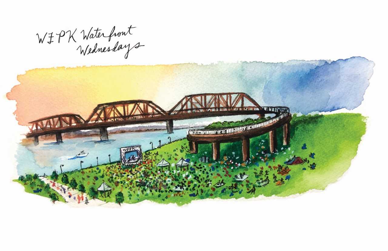 Bri Bowers Prints - WFPK Waterfront Wednesday 11" x 17" Print