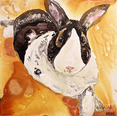 Earl the Bunny - Giclee Canvas Print by Kasha Ritter