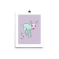 Rachel René - Fawn on Lavender Print