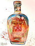 Kasha Giclee Canvas Bourbon Print - Four Roses