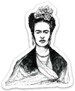Maya Joy - Mountain Portrait Frida Sticker