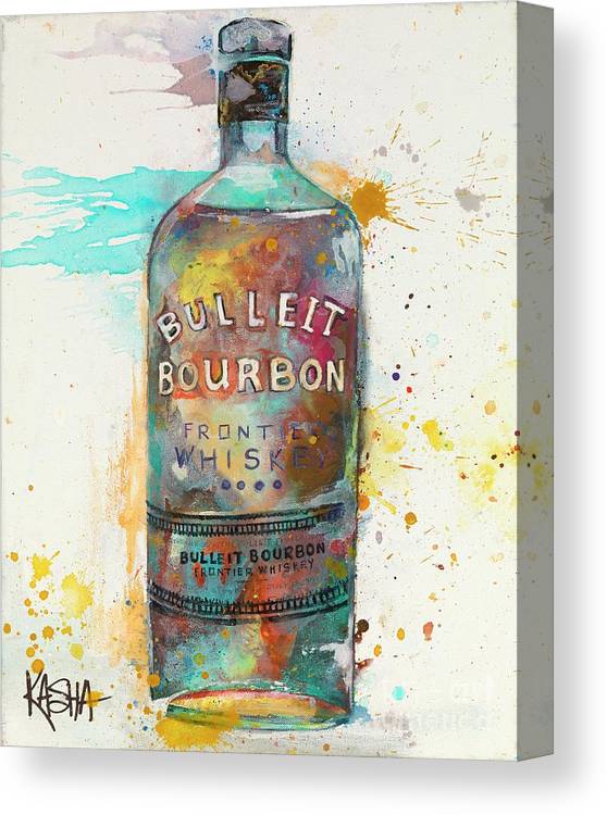 Kasha Giclee Canvas Bourbon Print - Bulleit
