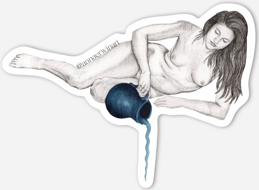 Anna Erwin Art - Giancinta Sticker