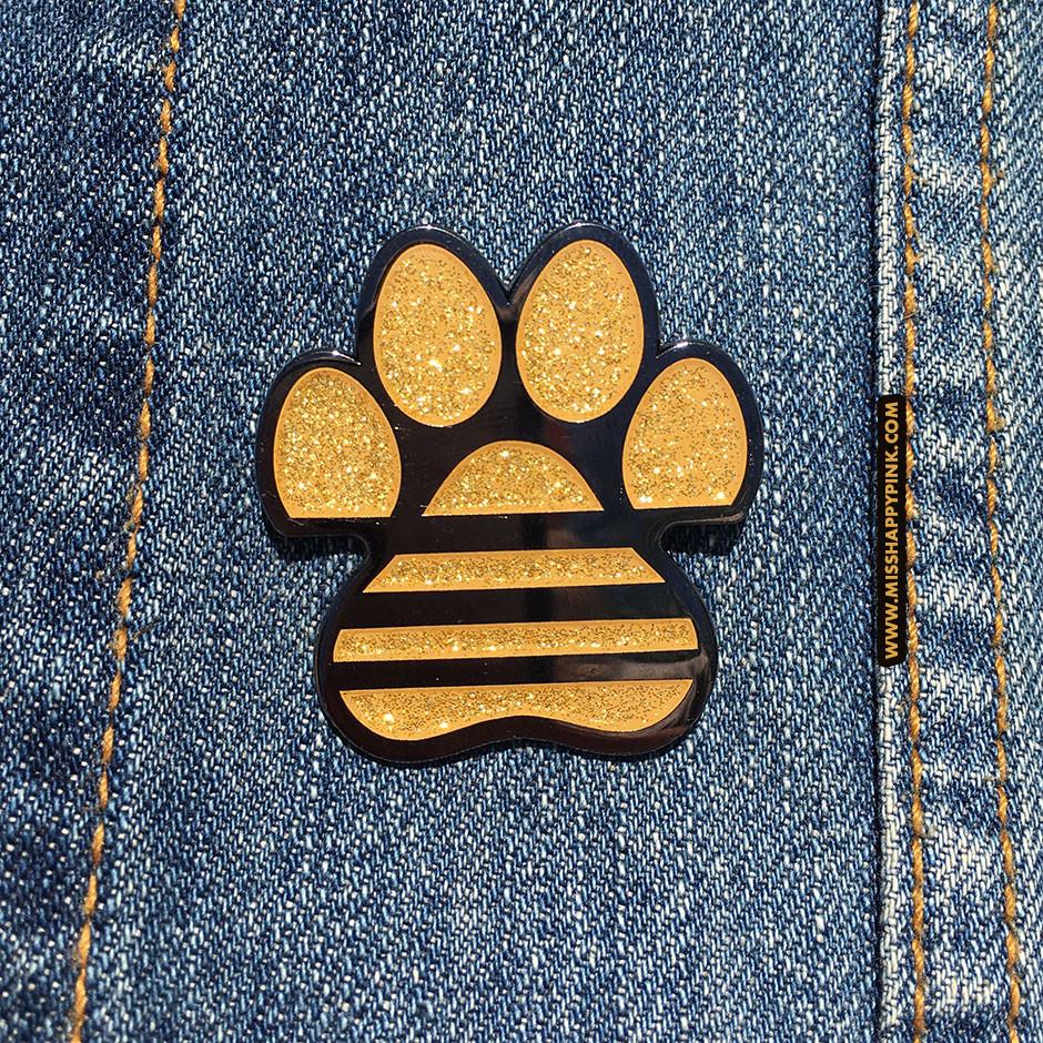 MissHappyPink - ADIDAC All Day I Dream of Cats Glitter Pin