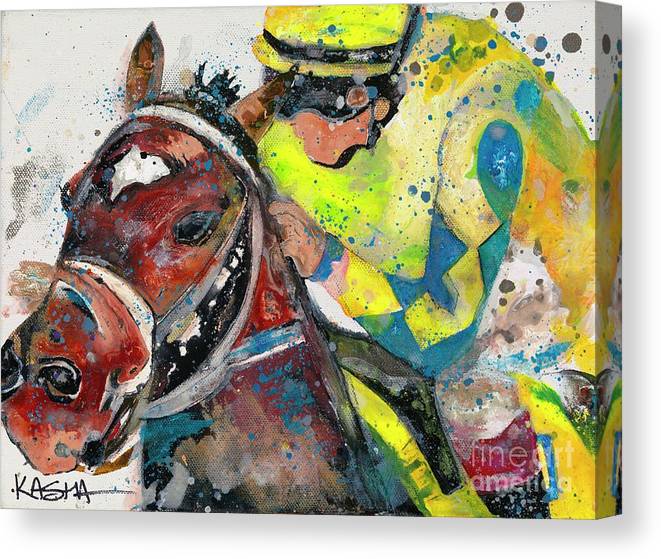 Kasha Giclee Canvas Print - Hang Time