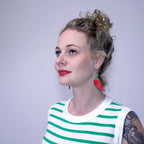 Le Chic Miami Chili Pepper Hoop Earrings