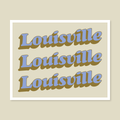 The Big Indigo Sun - Louisville Print
