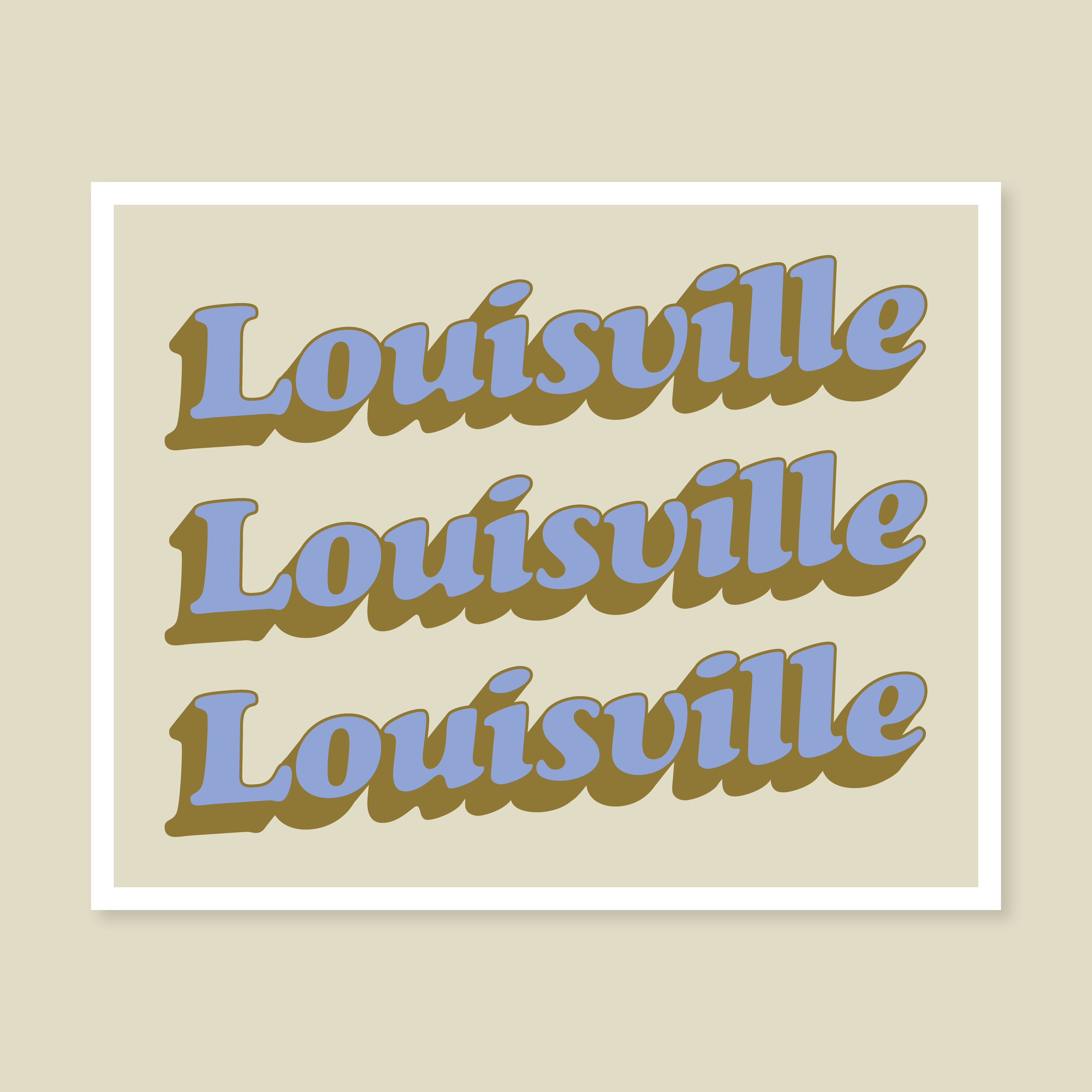 The Big Indigo Sun - Louisville Print