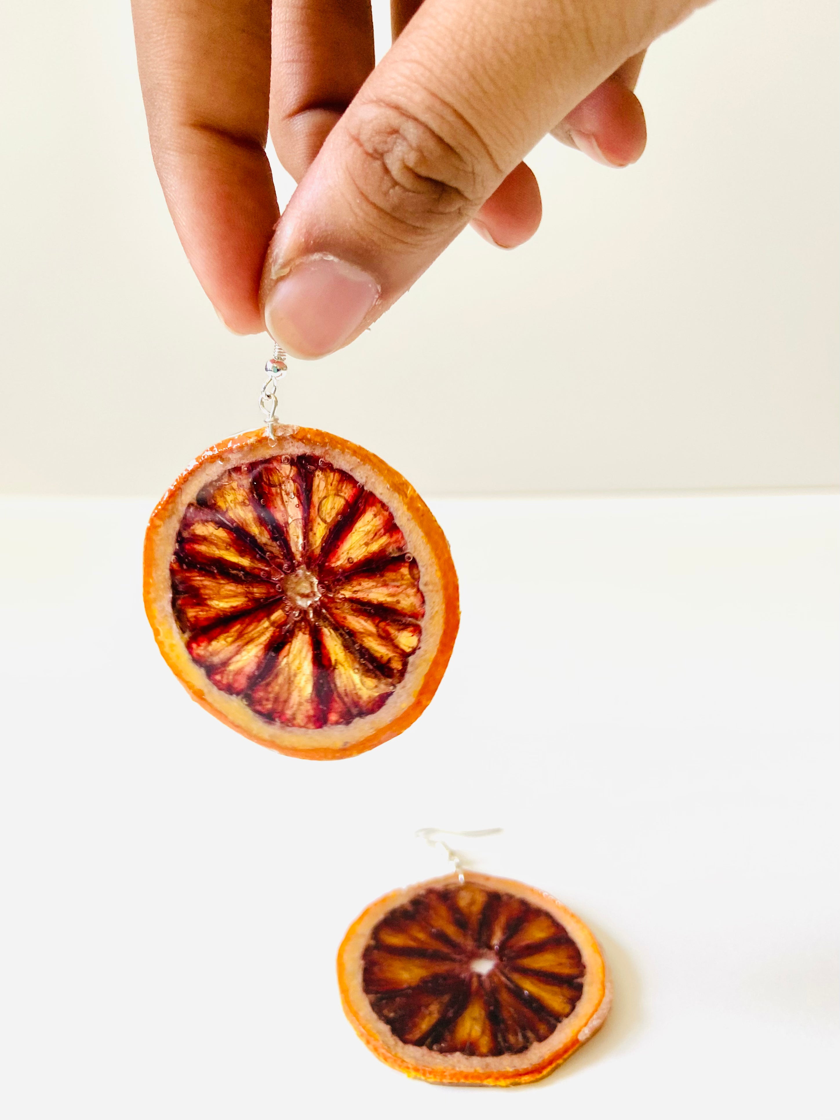 Wild Organic- Full Blood Orange Earrings