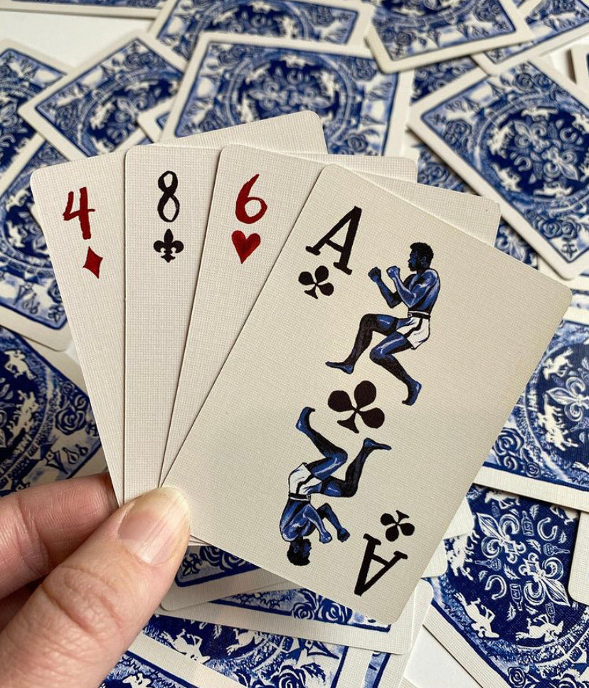 Bri Bowers - Red Louisville Playing Cards