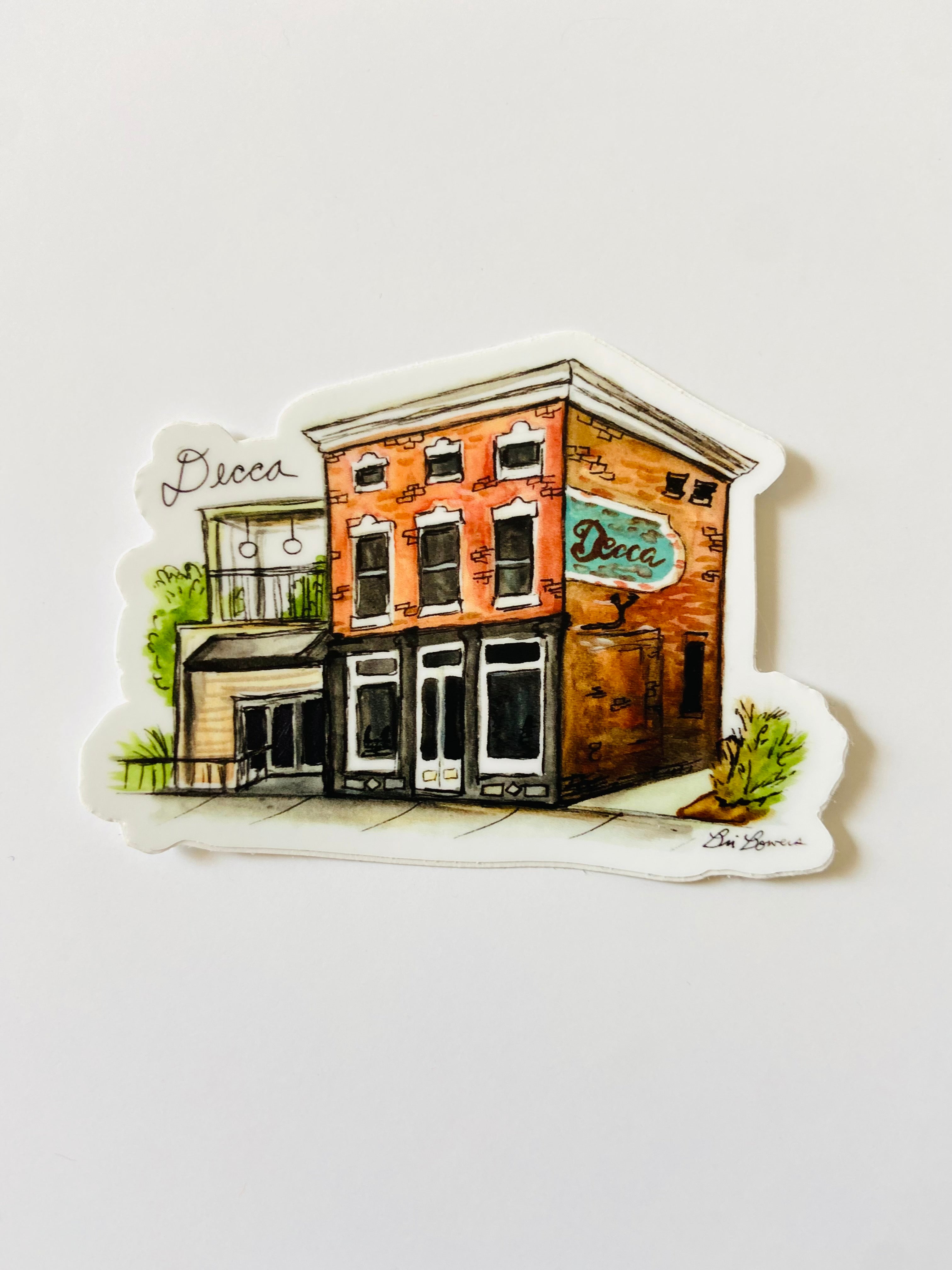 Bri Bowers - Decca Lounge Sticker