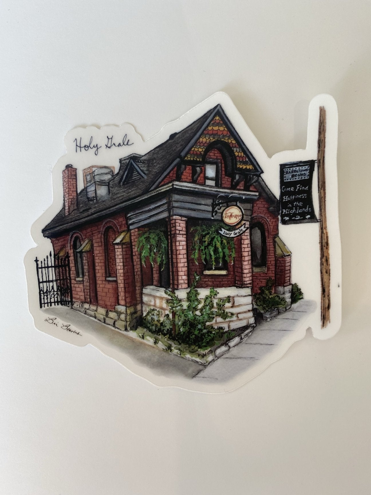 Bri Bowers - Holy Grale Sticker