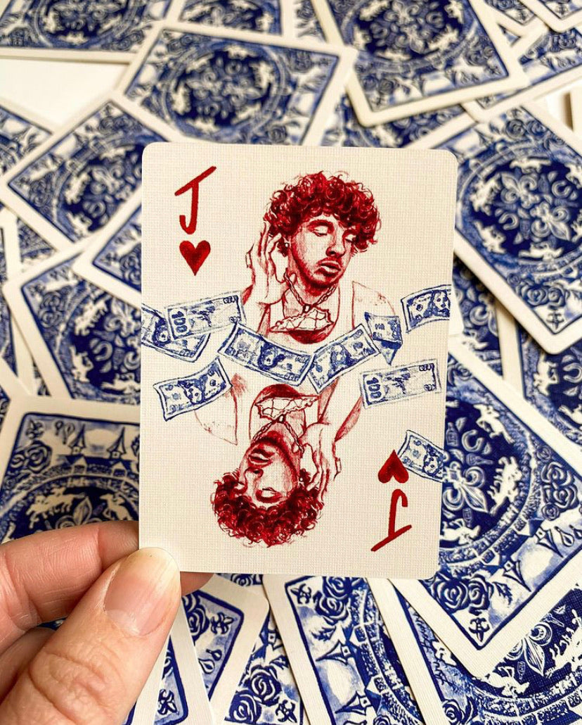 Bri Bowers - Red Louisville Playing Cards