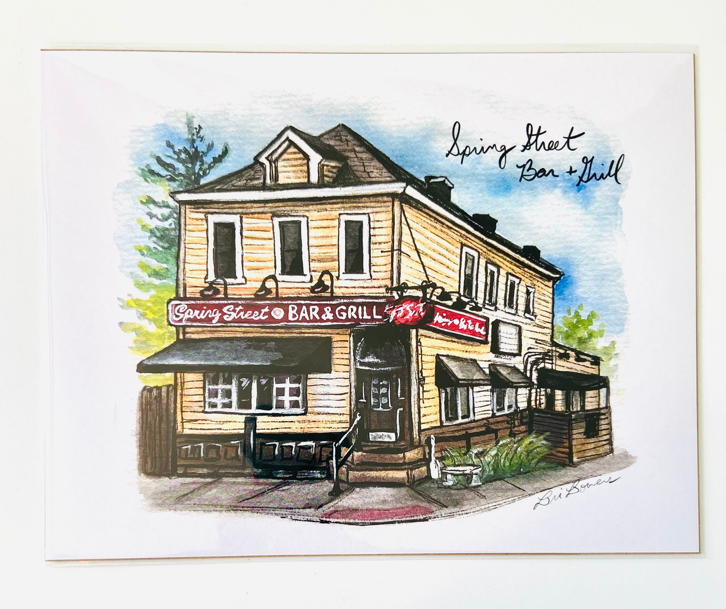 Bri Bowers  - Spring Street Print