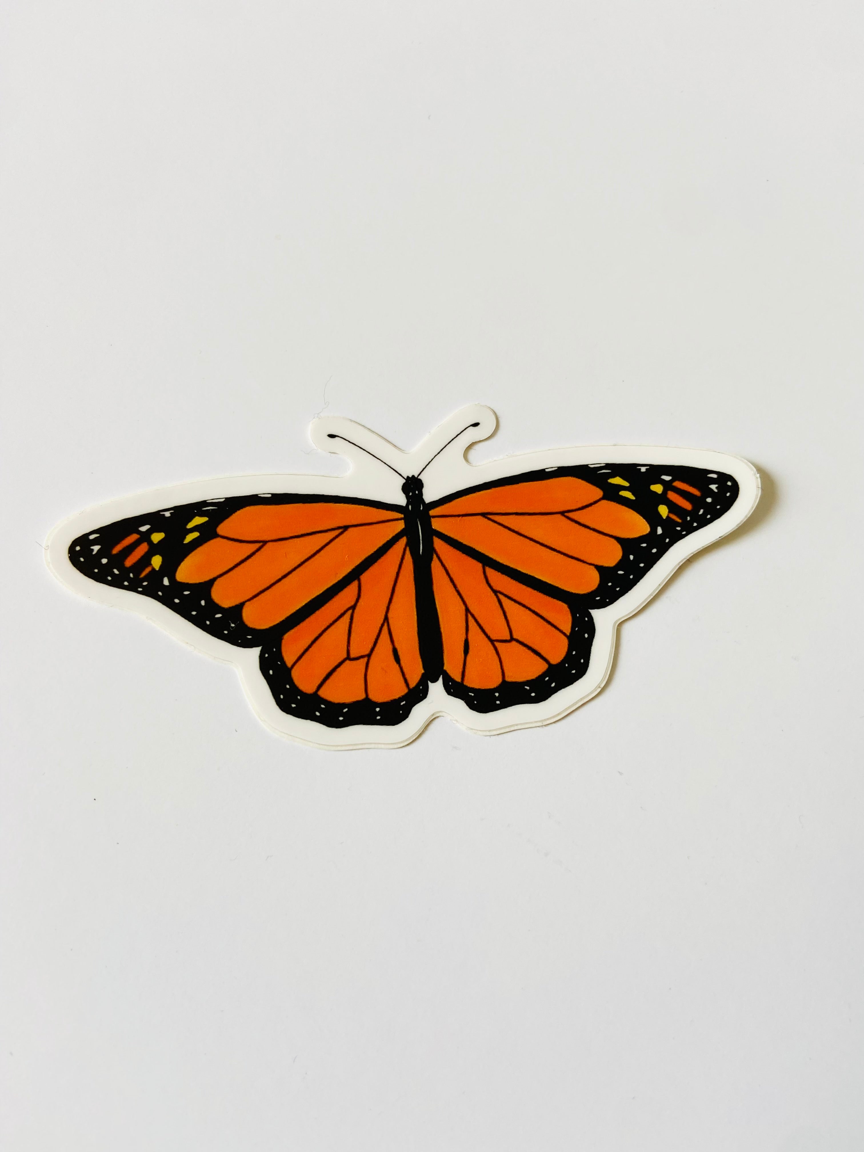 Field & Forest Orange Monarch Sticker