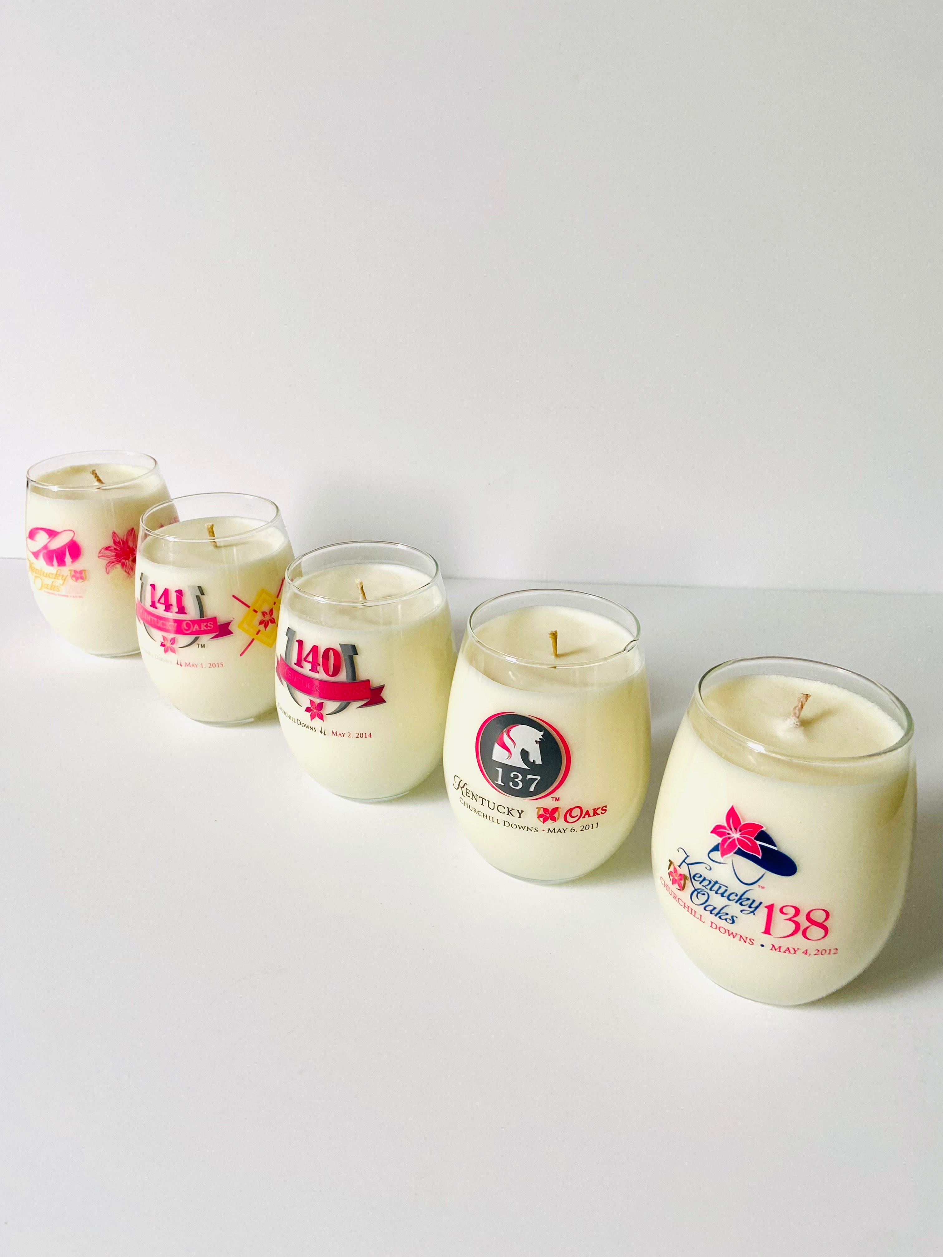 Nerd Babes Co - Oaks Wine Glass Candles