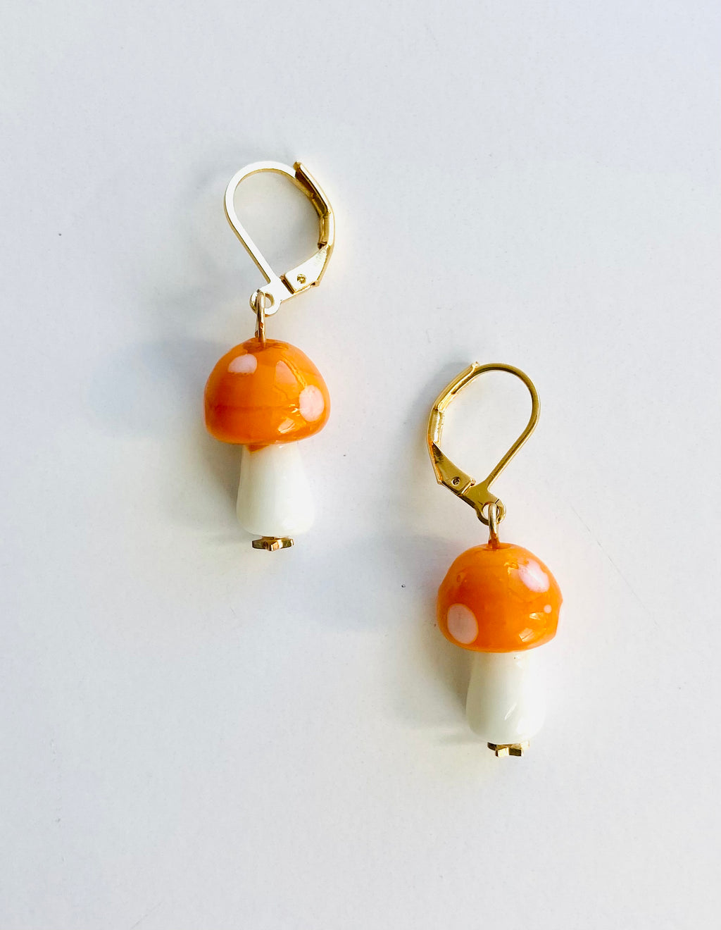 Finds Designs Mushroom Earrings