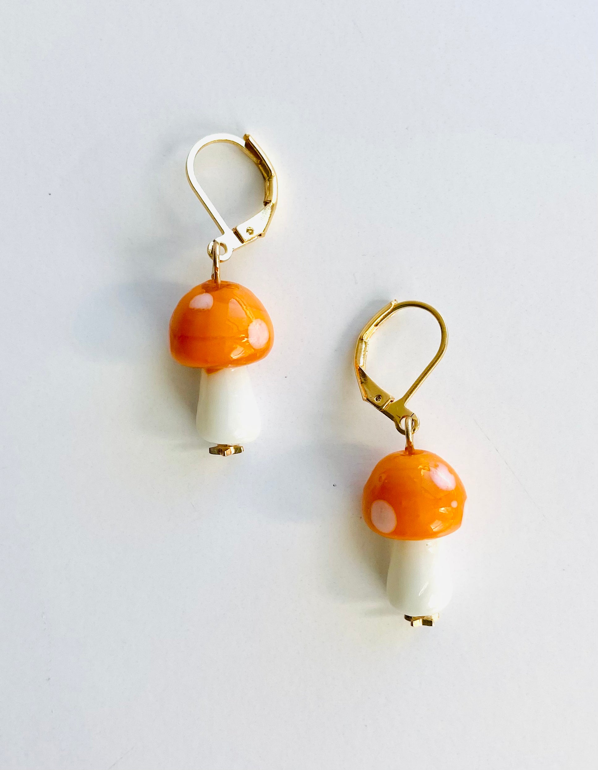 Finds Designs Mushroom Earrings