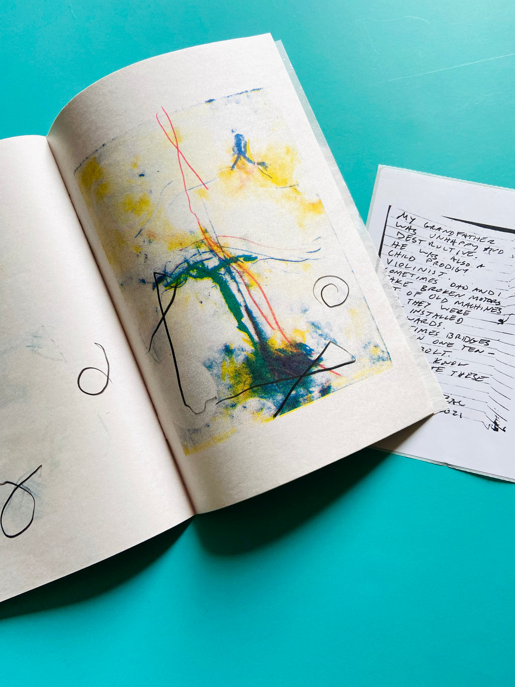 Stanely Goldstein - Risograph Printed Art Zine