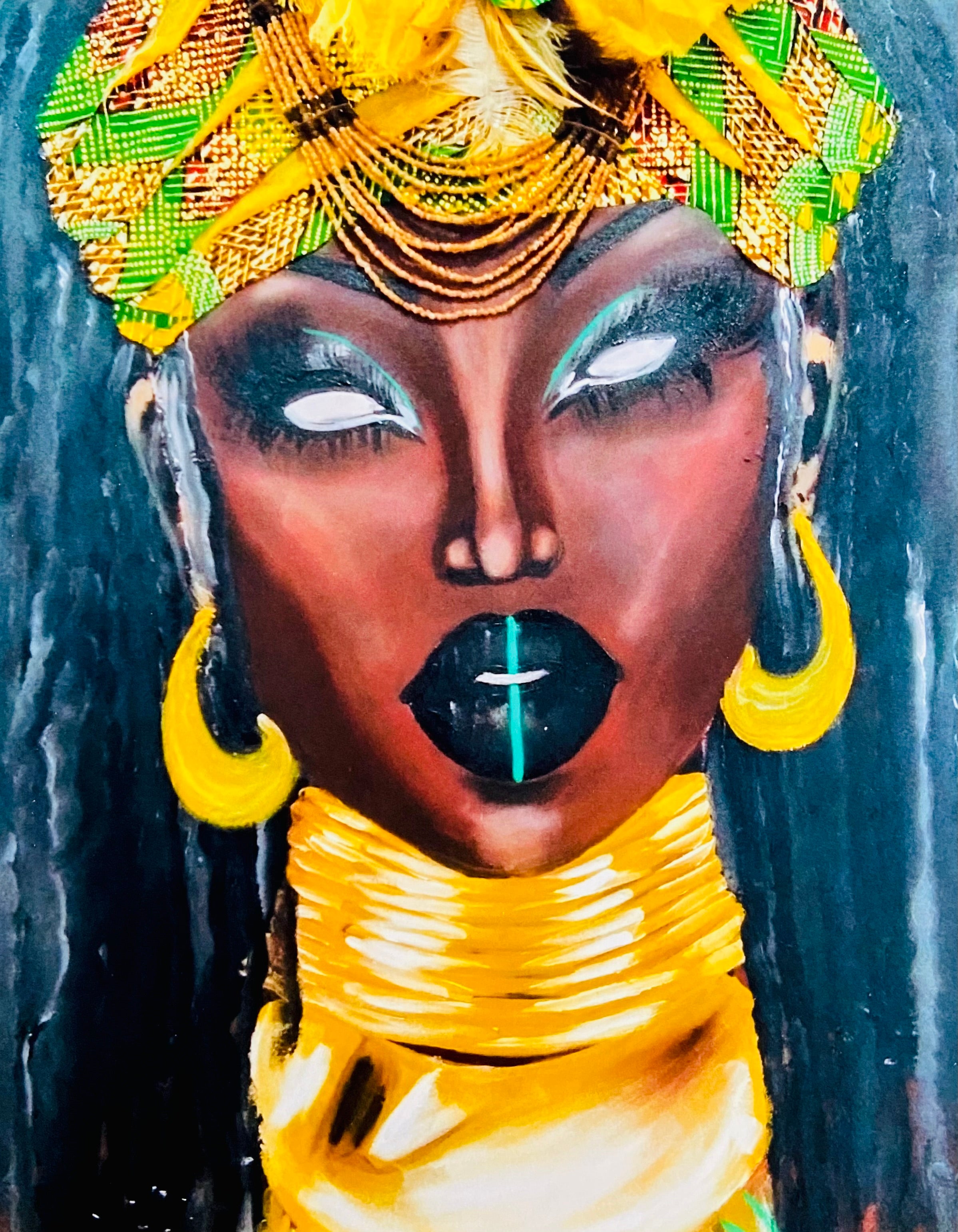 Sheila Fox - Rastafarian Storm Print