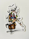 Grant Goodwine - Hunter S Thompson Sticker