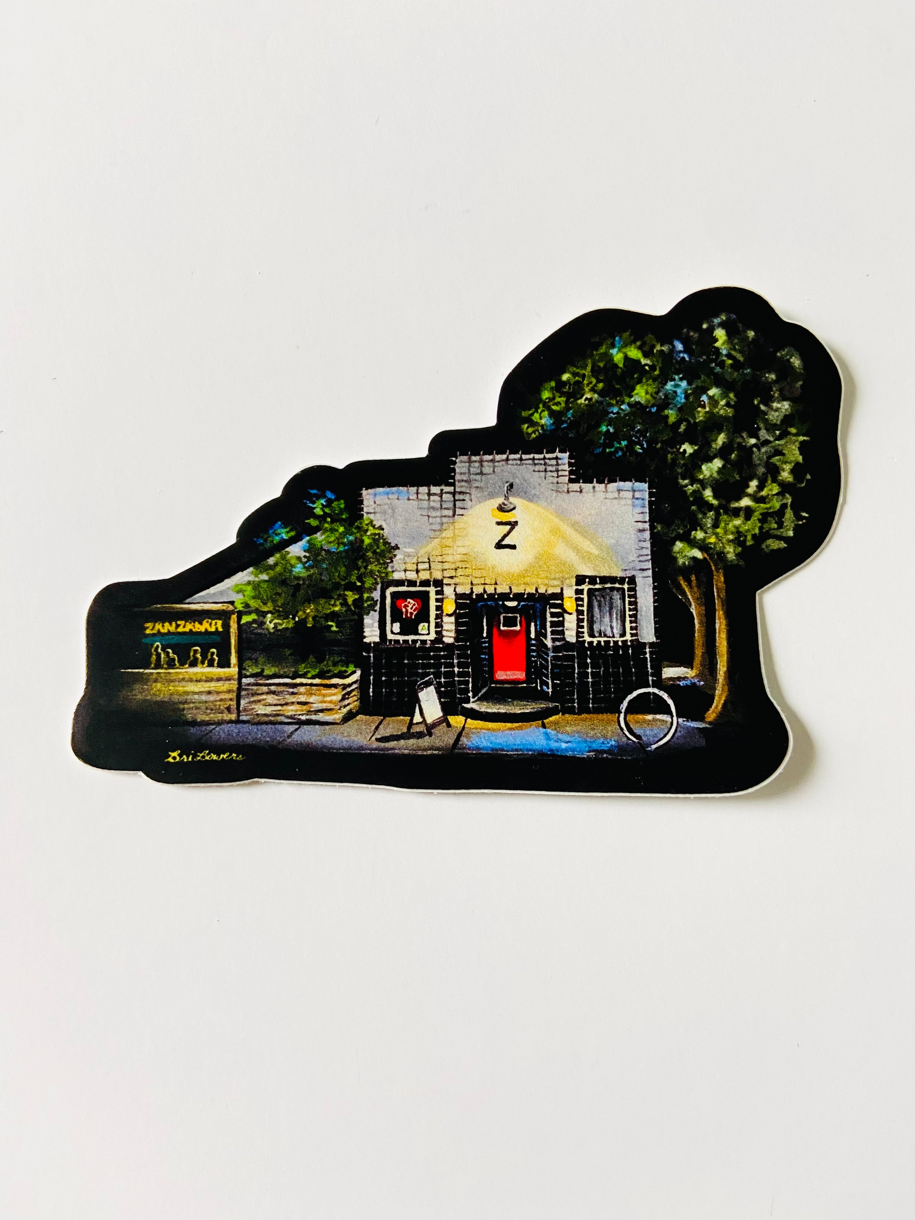 Bri Bowers - Z Bar Night Sticker
