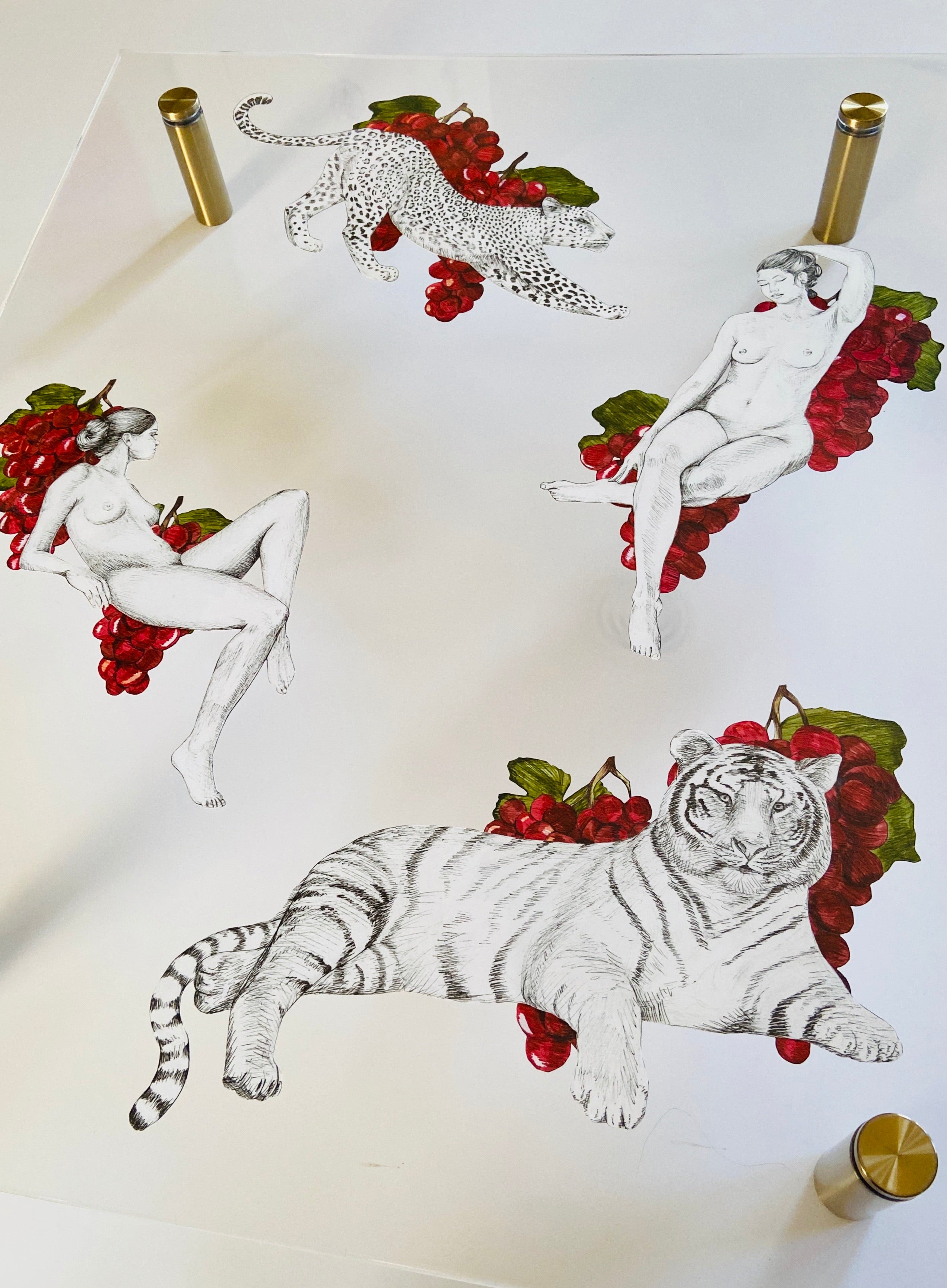 Seraphine original art by Anna Erwin Art