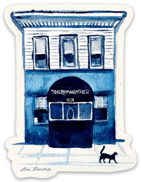 Bri Bowers - Merryweather Sticker (BLUE)