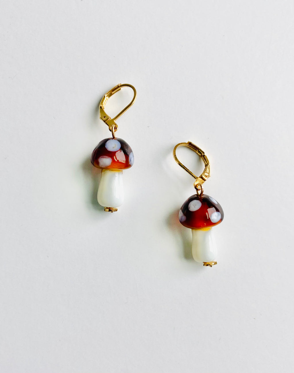 Finds Designs Mushroom Earrings