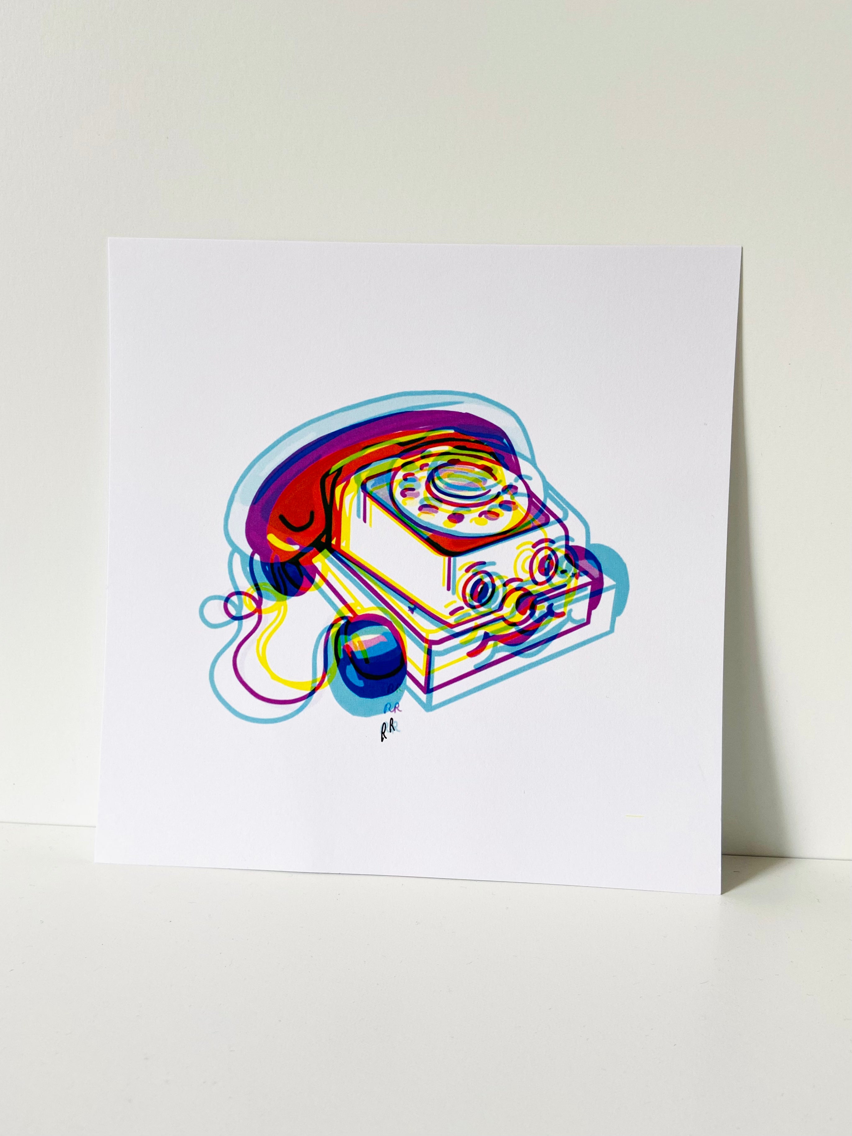 Rachel René - Acid Phone Print