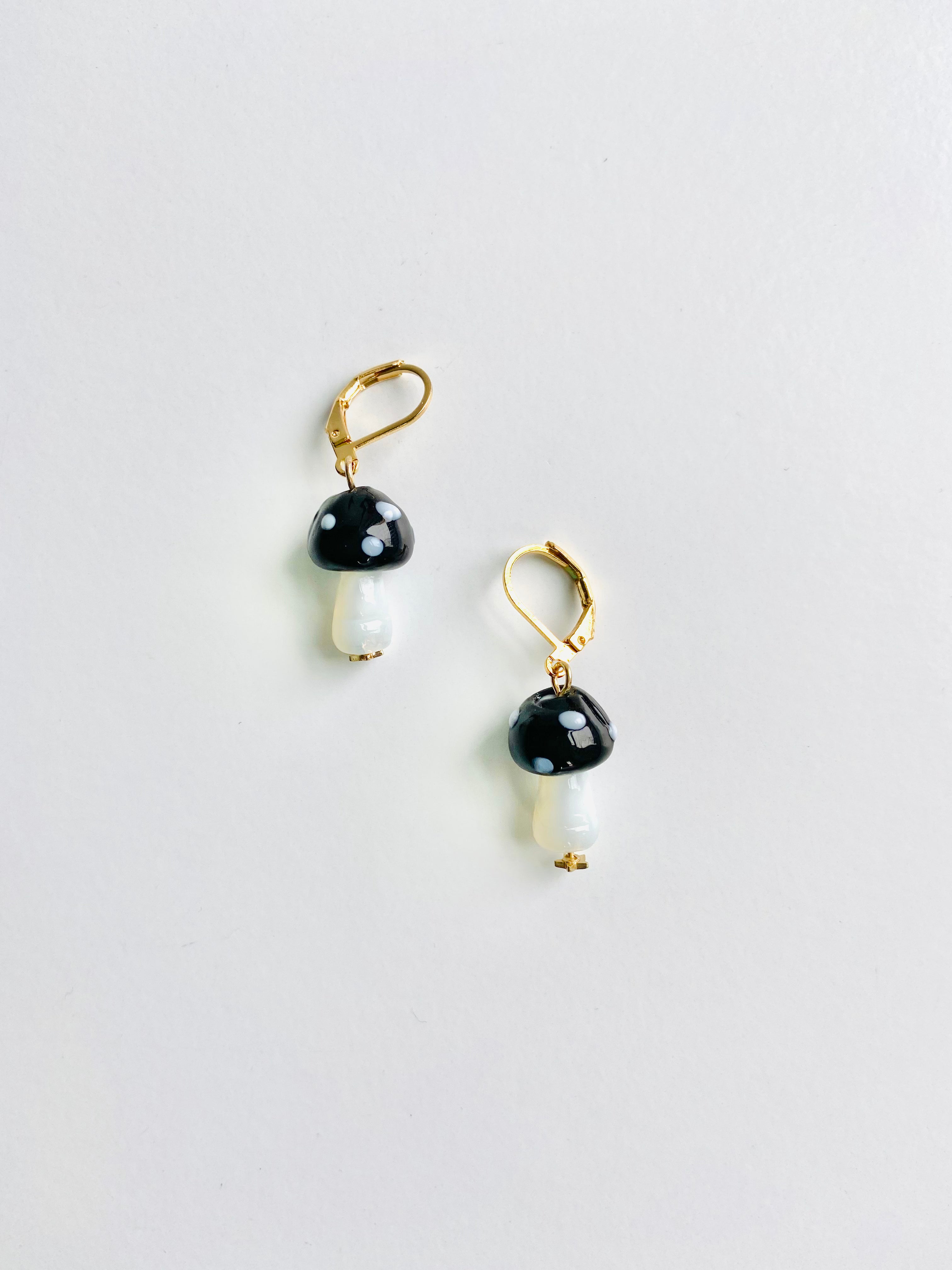 Finds Designs Mushroom Earrings