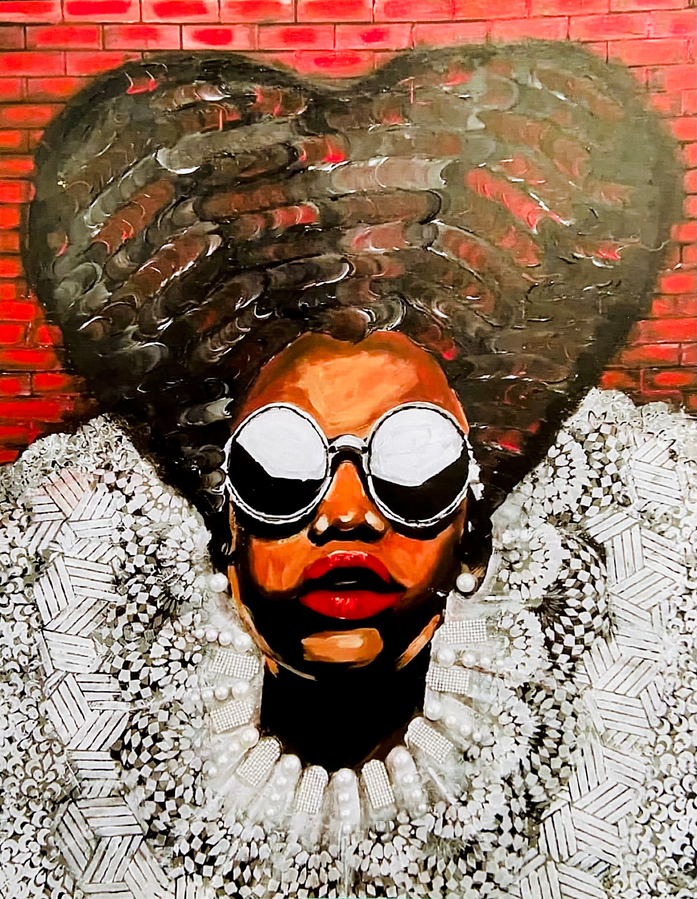 Sheila Fox - Queen of Hearts Print