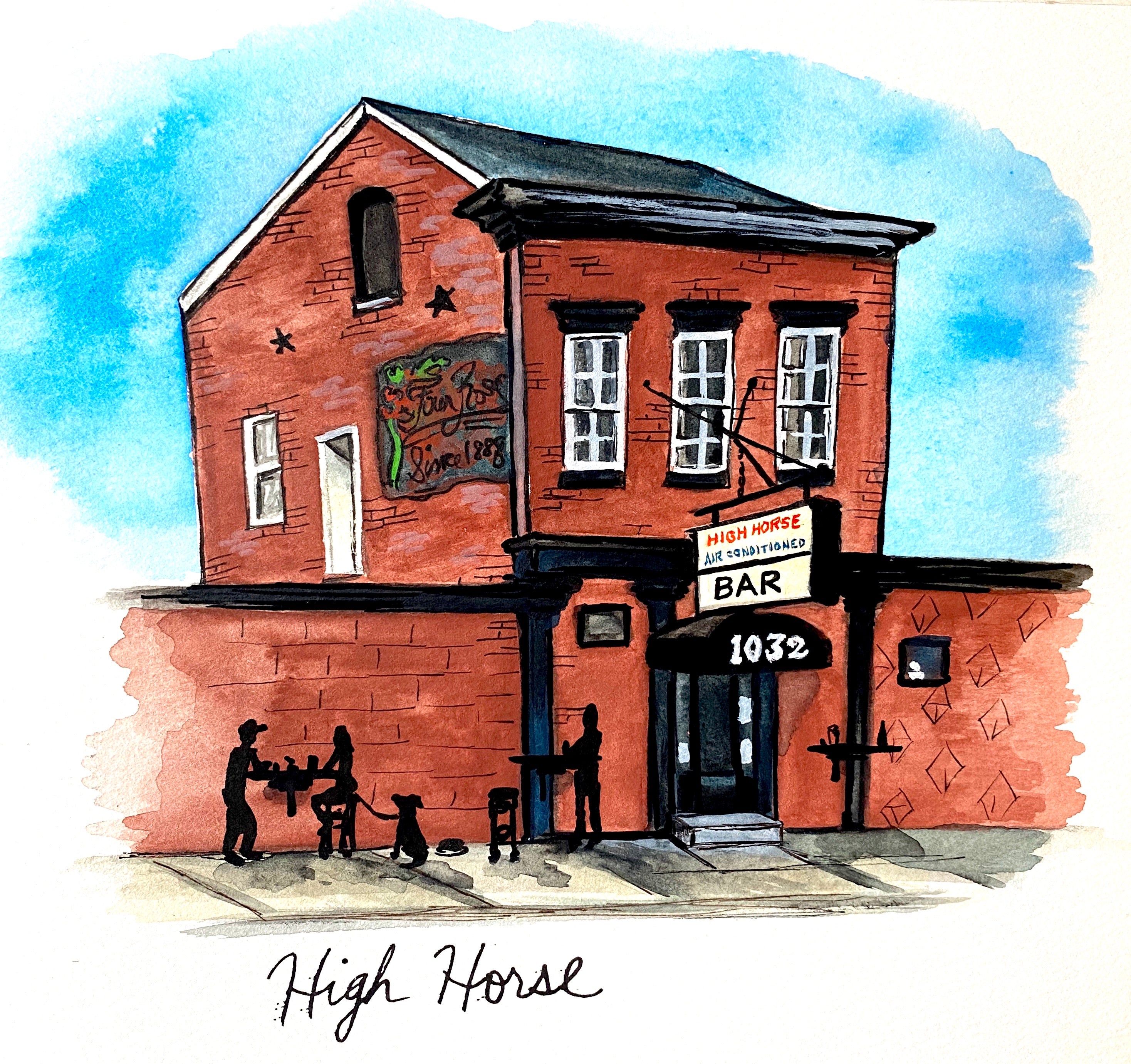 Bri Bowers - High Horse Print