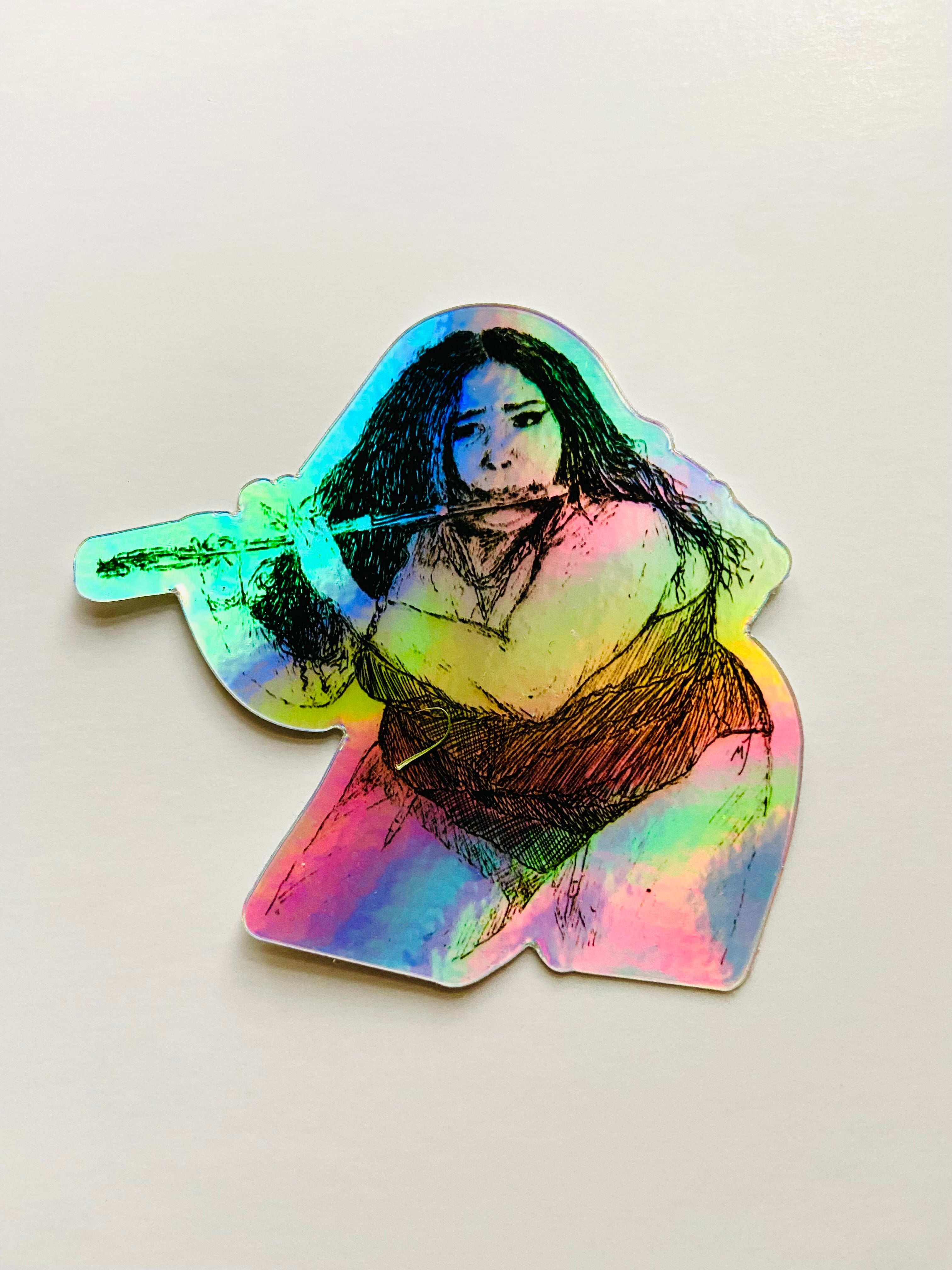 Maya Joy - Lizzo Holographic Sticker