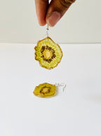 Wild Organic- Single Kiwi Earrings