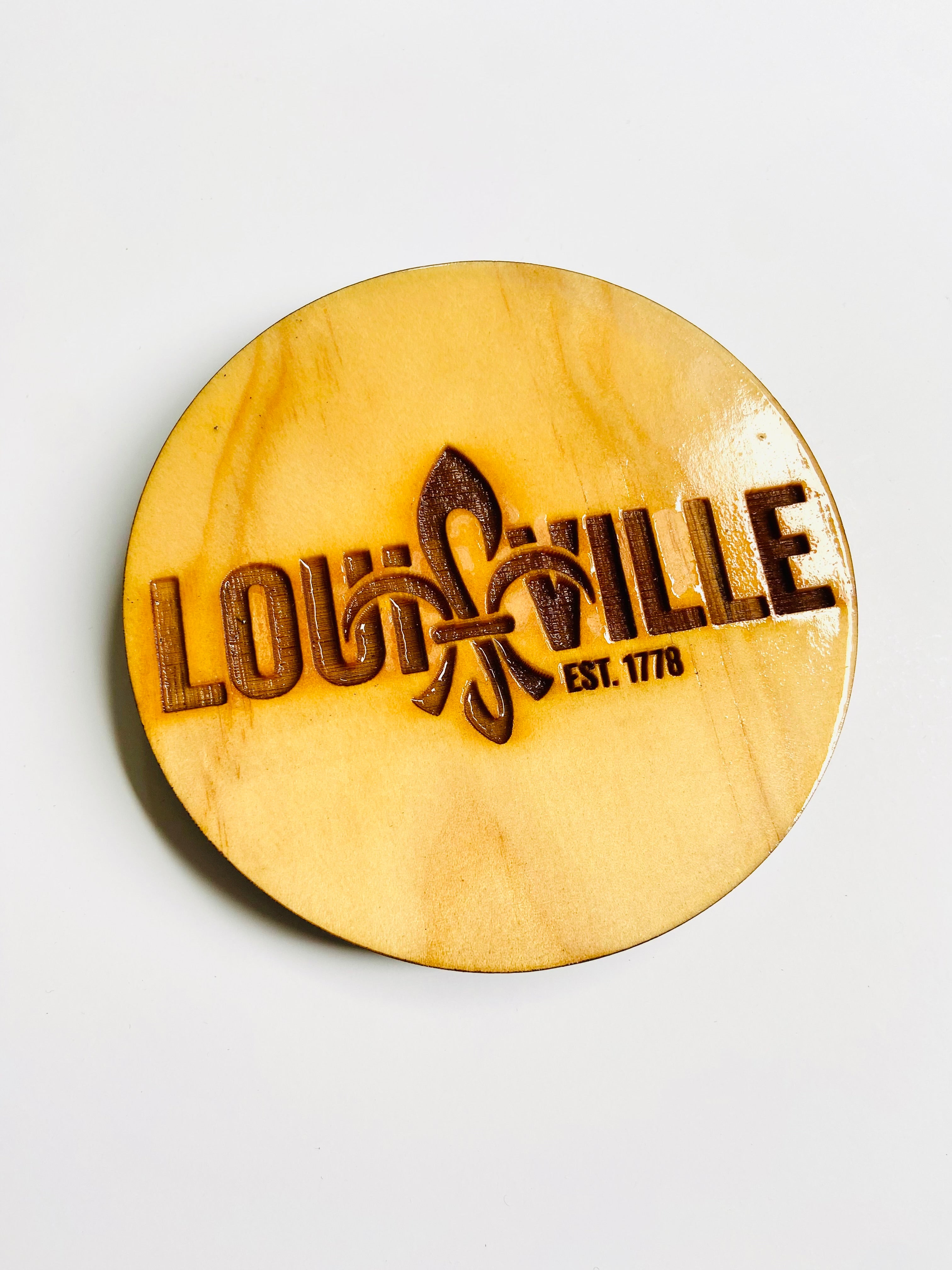 Black Cats with Lasers - Laser Cut Louisville Coasters